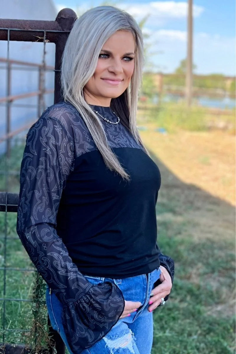 Night Rider Mesh Top